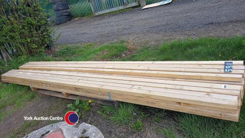 38 x 4.8m 3in x 2in timbers