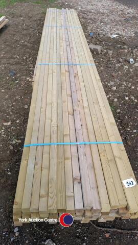 60 x 4.8m 2in x 2in timbers
