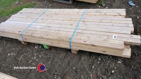 39 x 2.4m 3in x 2in timbers