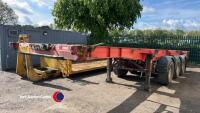 Extending container trailer - 2