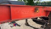 Extending container trailer - 3