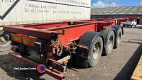 Extending container trailer - 7