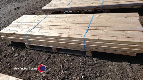 30 x 2.4m 3in x 2in timbers