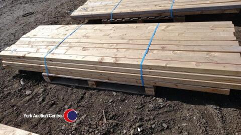 30 x 2.4m 3in x 2in timbers