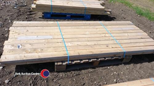 20 x 2.4m 4in x 2in timbers
