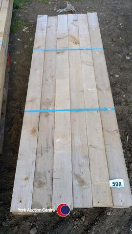 12 x 1.8m 4in x 2in timbers