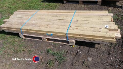 24 x 2.4m 4in x 2in timbers