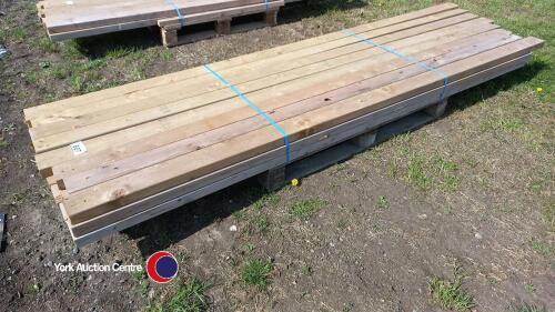 24 x 3m 4in x 2in timbers