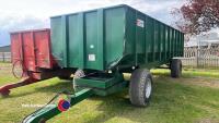 Big K 4 wheel tipping trailer, LED lights gwo
