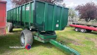 Big K 4 wheel tipping trailer, LED lights gwo - 2