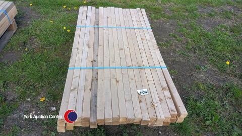 51 x 1.5m 2in x 2in timbers