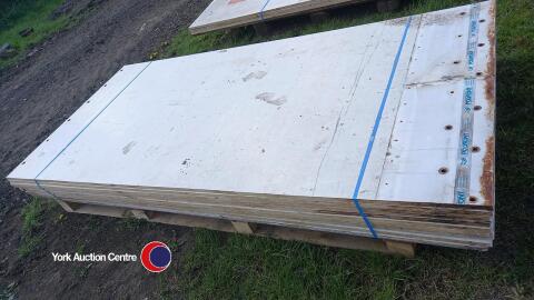 10 x 8ft x 4ft 18mm plastic coated ply