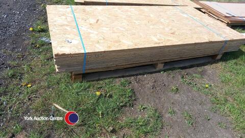 10 x 8ft x 4ft x 18mm OSB board