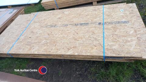 Quantity of 8ft x various 18mm OSB boards