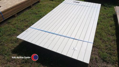 2 x 8ft x 4ft white panel boards