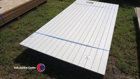 2 x 8ft x 4ft white panel boards