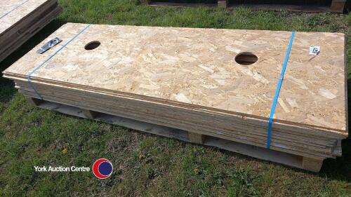 20 x 7ft x 2ft 12mm OSB boards