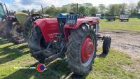 Massey Ferguson 165 tractor, registered May 1966, D reg, runs, good condition, has original tax document from 1966 but no current V5, unknown hours, clock shows 127hrs, key and manual in office - 4