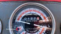 Massey Ferguson 165 tractor, registered May 1966, D reg, runs, good condition, has original tax document from 1966 but no current V5, unknown hours, clock shows 127hrs, key and manual in office - 6