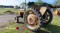 Massey Ferguson 65 tractor, 1627 hours on clock, 1961?, runs and drives, no V5, key in office - 3