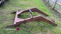 Massey Ferguson 35 tractor, 4 cylinder, 1958, 7106 hours on clock, no V5, key in office - 4