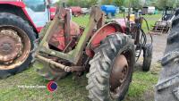 Massey Ferguson 35 tractor, 4 cylinder, 1958, 7106 hours on clock, no V5, key in office - 5