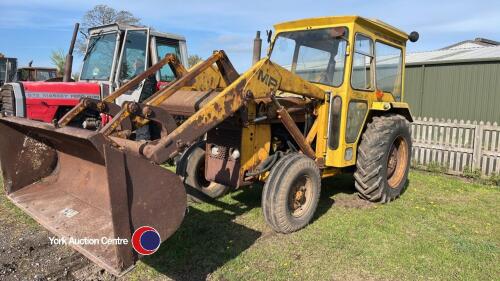 Massey Ferguson 50B tractor, 3709 hours, 5159 miles, no back actor digger, has loader on, pump works, no V5