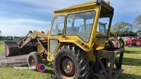 Massey Ferguson 50B tractor, 3709 hours, 5159 miles, no back actor digger, has loader on, pump works, no V5 - 8