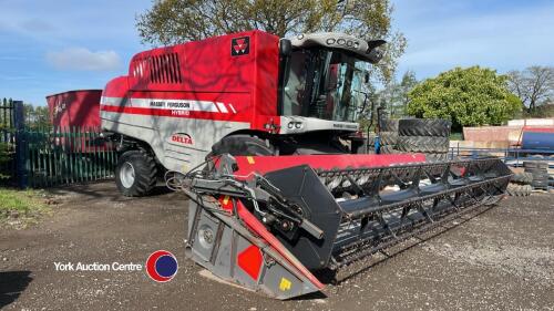 Massey Ferguson 9280 Delta combine. 30ft Powerflow header. 1380 engine hours, 1060 drum hours. AE12 DFU, key in office