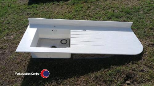 Marble sink worktop