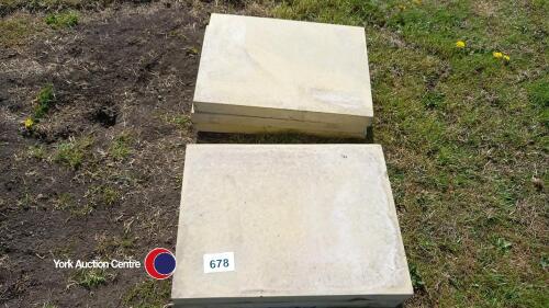 6 x large coping stones