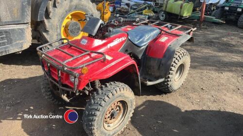 Honda Fourtrax 250cc, year 2005 ,manual gear change, starts runs stops as it should, key in office