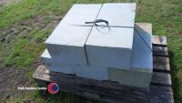 Pallet of solid stone blocks - 3