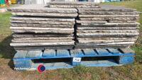 Pallets of reclaimed sandstone flags