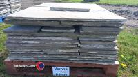 Pallets of reclaimed sandstone flags - 2