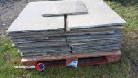 Pallets of reclaimed sandstone flags - 3