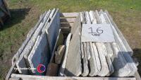 Pallets of reclaimed sandstone flags - 3