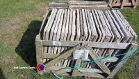 Pallets of reclaimed sandstone flags