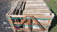 Pallets of reclaimed sandstone flags - 4
