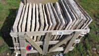 Pallets of reclaimed sandstone