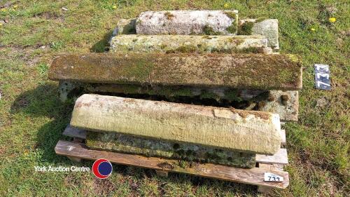 Sandstone ridge tiles