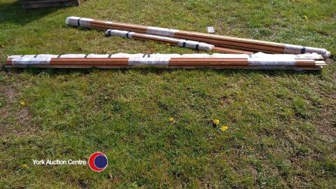 Quantity of timber cornice and 3 x 63mm flathead nails