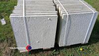 Pallet of approx 70 light Grey paving slabs, 450mm x 450mm - 5