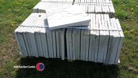 Pallet of approx 70 light Grey paving slabs, 450mm x 450mm - 3