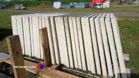 Half Pallet of approx 34 light Grey paving slabs, 450mm x 450mm - 4