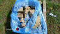 Pallet of drystone top stones - 2