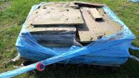 Pallet of reclaimed flags - 2