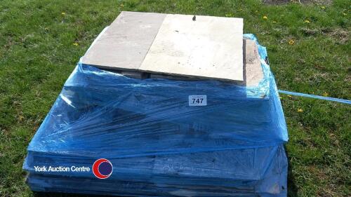 Pallet of reclaimed flags