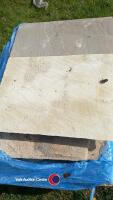 Pallet of reclaimed flags - 3