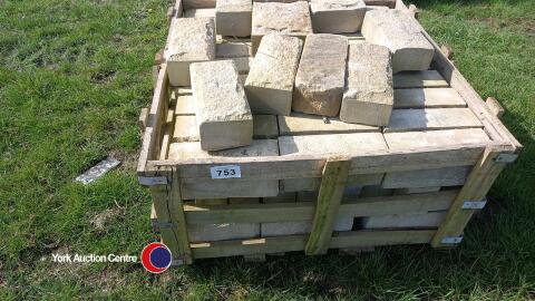 Pallet of building stone